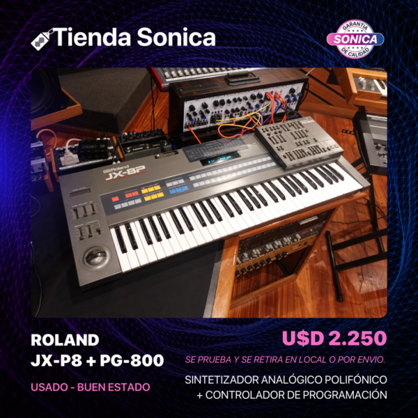 Roland JX P8 + PG-800