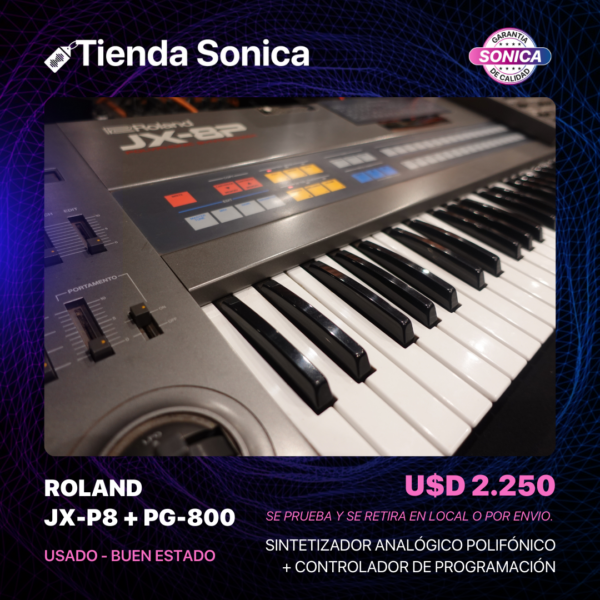 Roland JX P8 + PG-800 - Image 4