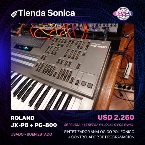 Roland JX P8 + PG-800 - Image 3